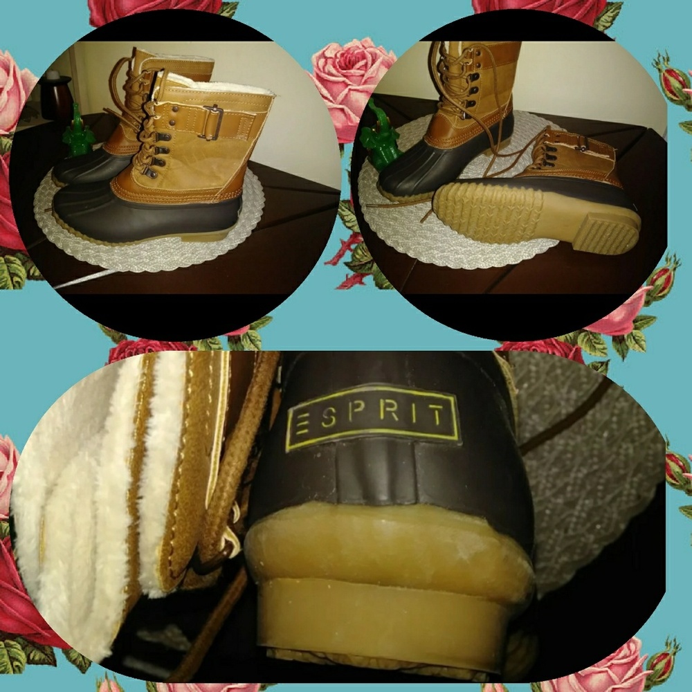 Esprit weather proof duck boots
